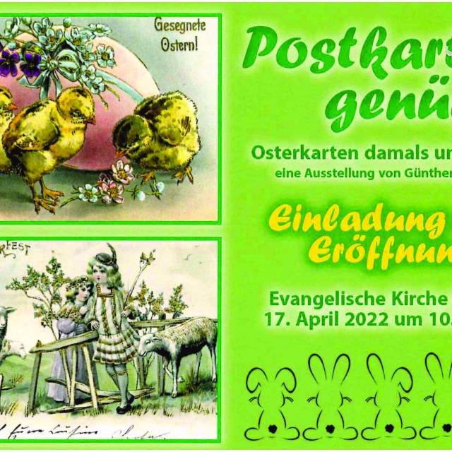 s_osterkarte | Kirche Oschatzer Land – Neuigkeiten - Osterkarten damals und heute